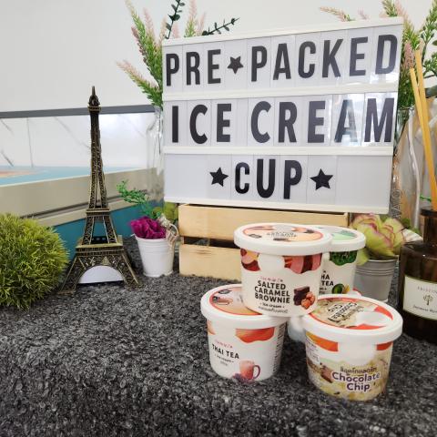 Pre-Packed Ice Cream Cup Package